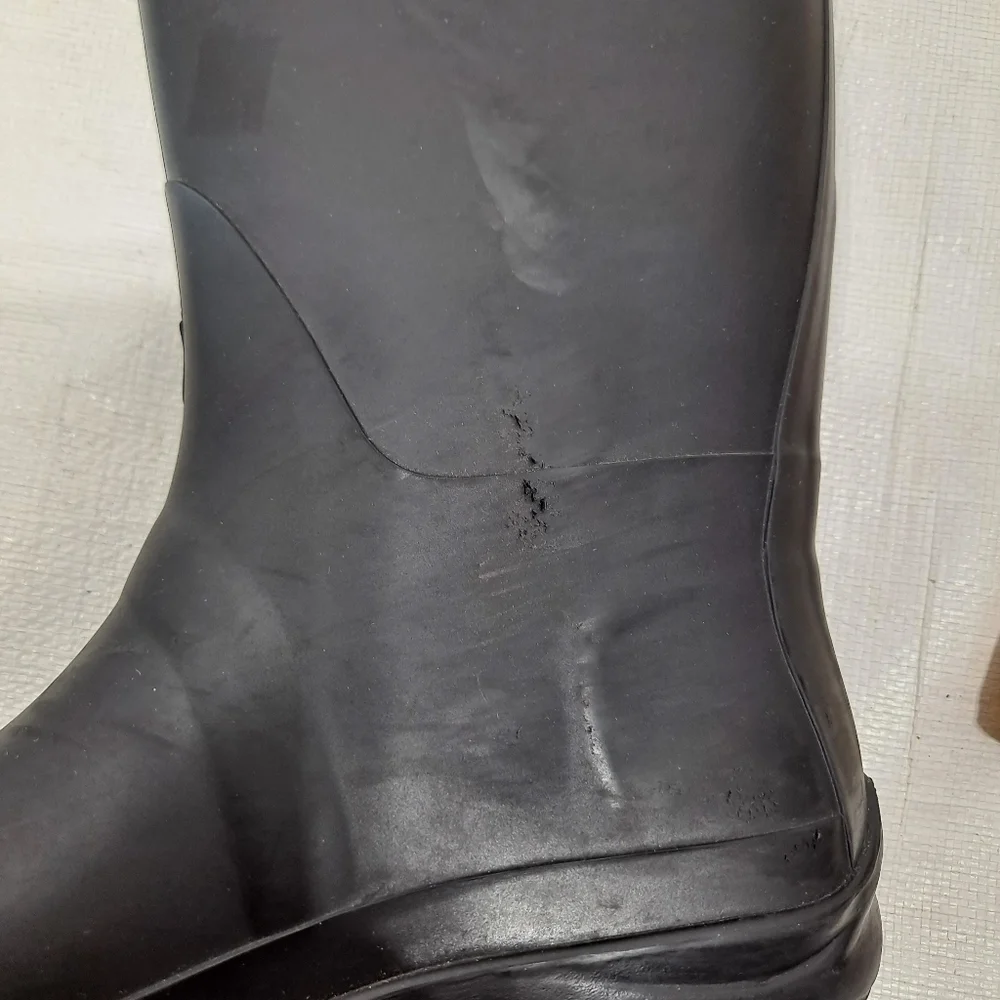 Kamik Black Olivia Tall Rubber Rain Boots